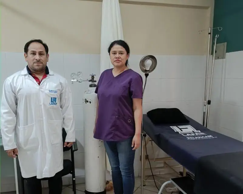 Sala de fisioterapia del servicio de salud del CDAC